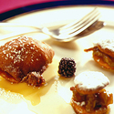Macaroons of Idaho Potato with Burnt Orange Marmalade