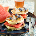 Watermelon Pancake Sandwiches